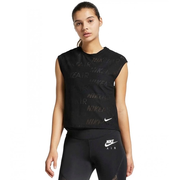NIKE Air Short Sleeve Running Top SZ SM - Picture 1 of 9